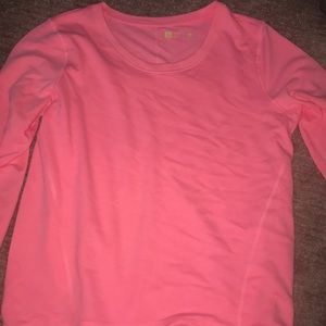 Super cute neon pink long sleeve shirt